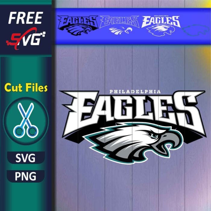 Philadelphia Eagles SVG free for Cricut