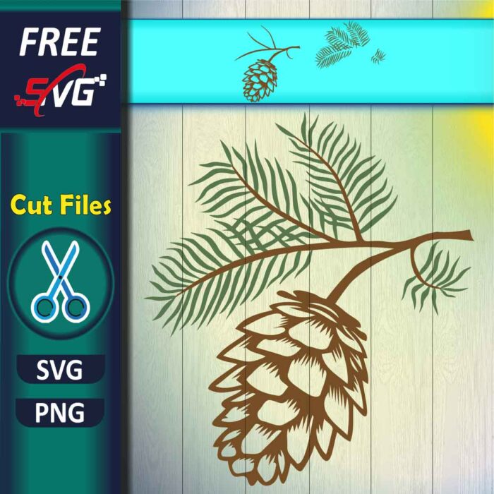 Pine Cone SVG Free for Cricut