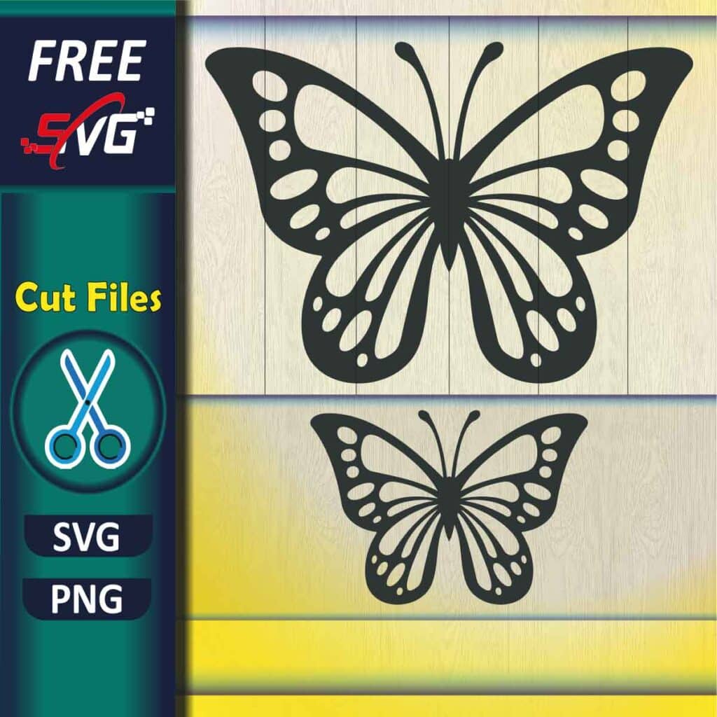Butterfly Outline SVG Free