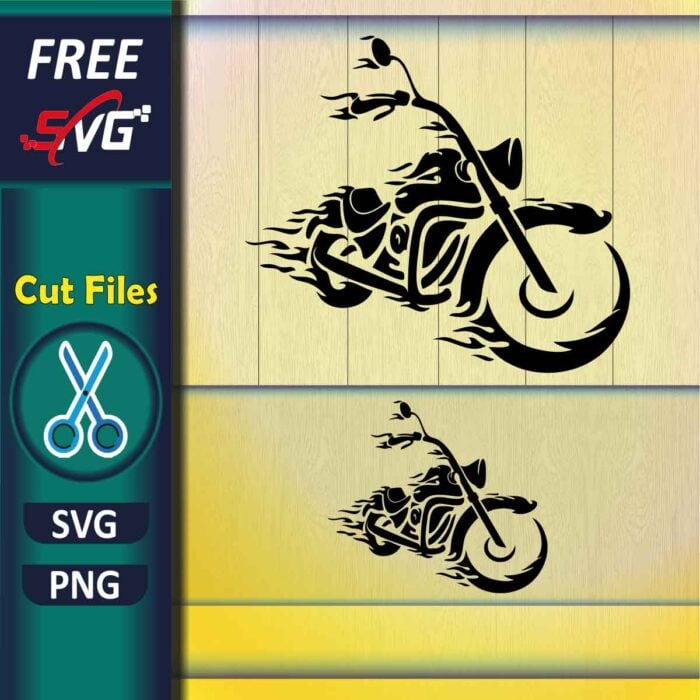 motorcycle_on_fire_svg_free