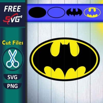 Batman Logo SVG Free for Cricut, superhero SVG