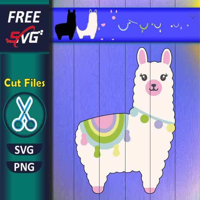Llama SVG Free Download for Cricut