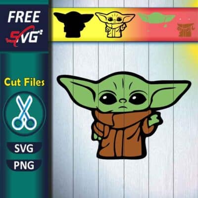 Baby Yoda SVG Free for Cricut