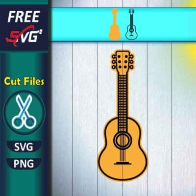 Guitar SVG Free for Cricut