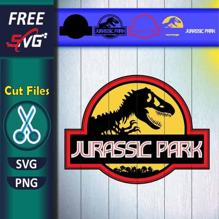 Jurassic park dinosaur SVG Free