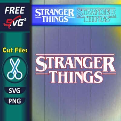 Stranger Things logo SVG Free for Cricut