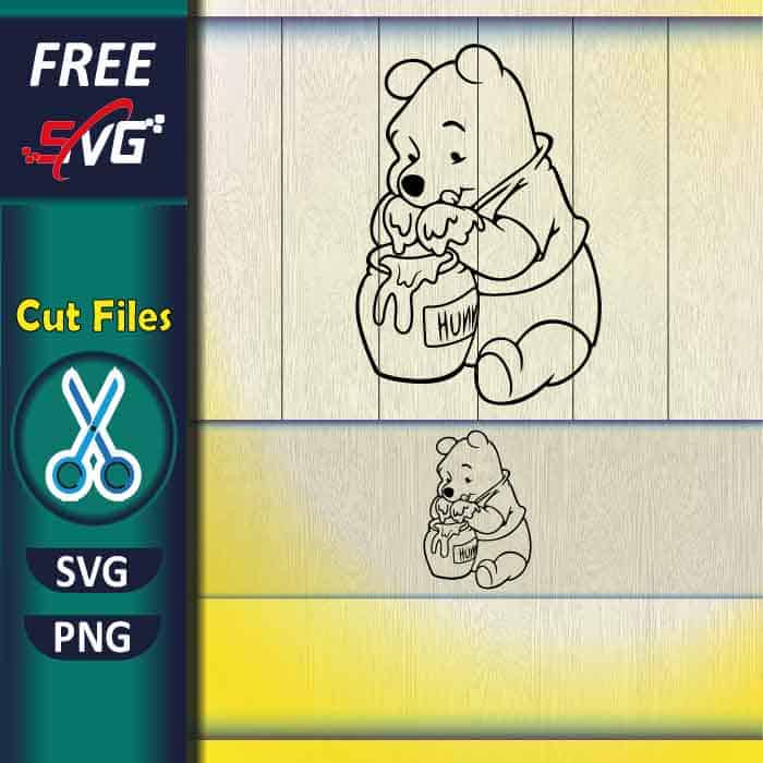 winnie_the_pooh_outline_svg_free