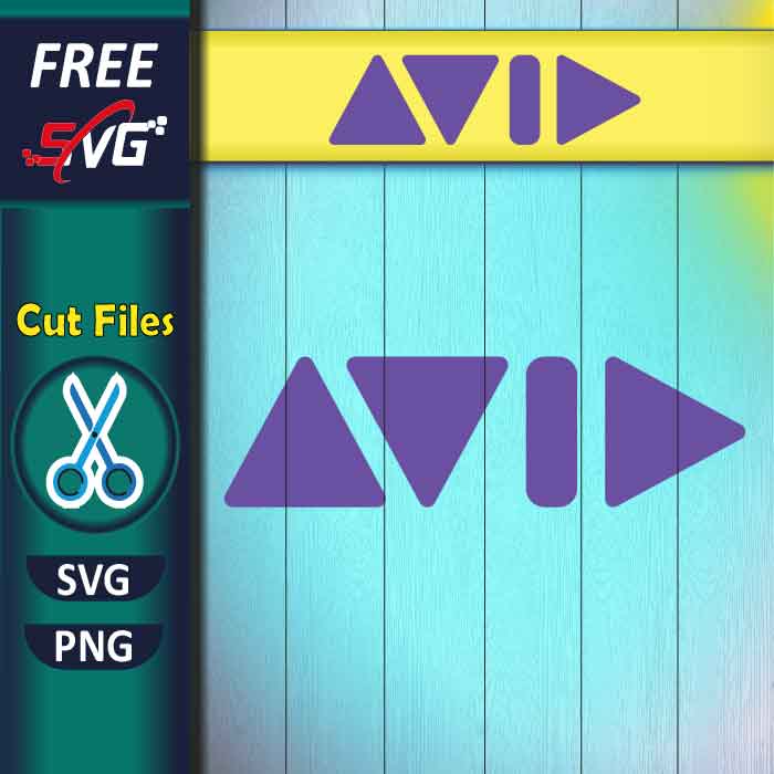 Avid logo SVG free for Cricut