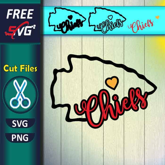 Chiefs SVG free for Cricut, Kansas City Chiefs arrowhead SVG free