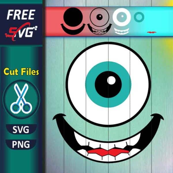 Mike Wazowski Face SVG free - Free SVG files