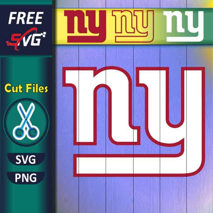 NY Giants SVG free for Cricut | New York giants logo SVG Free