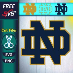 Notre dame Logo SVG Free