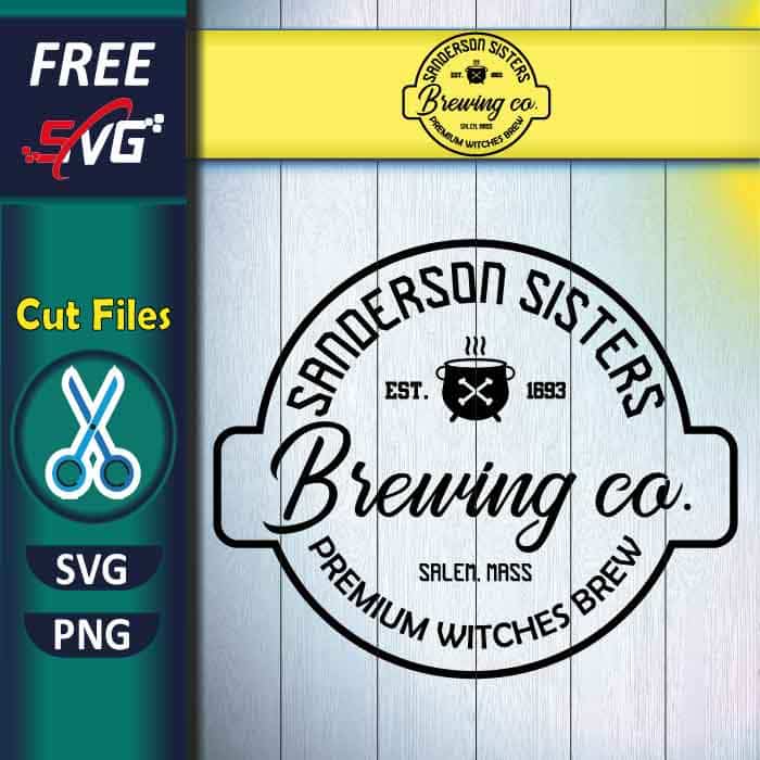 Sanderson Sisters Brewing Co SVG free