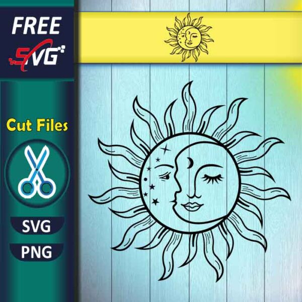 Sun SVG free for Cricut - Cut files for Cricut and Silhouette