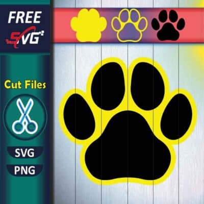paw SVG Free for Cricut