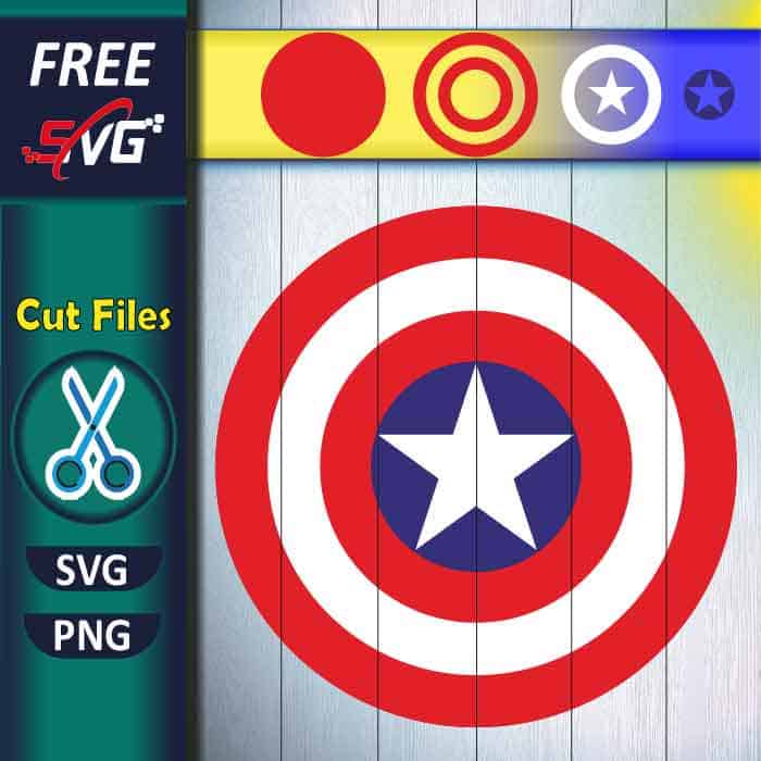 Captain America shield SVG free, avengers SVG
