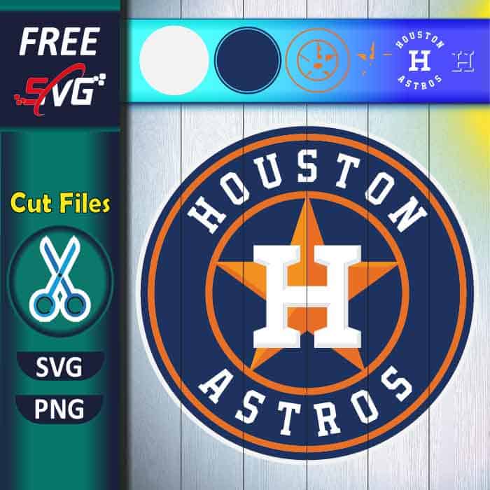 Houston Astros SVG free, Houston Astros star SVG free