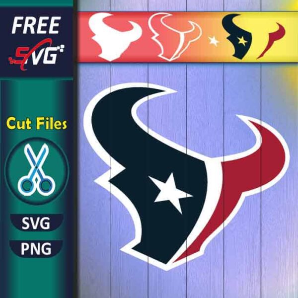 Houston Texans logo SVG free for Cricut