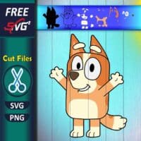 Bingo SVG free, Bluey's younger sister SVG free for Cricut - Free SVG Files