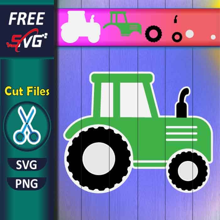 Tractor SVG free, Kid's tractor SVG free for Cricut