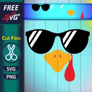 Turkey face SVG free, Turkey thanksgiving SVG free