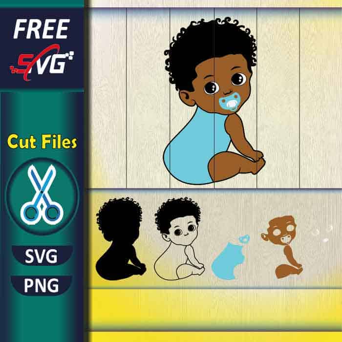 african_american_newborn_with_pacifier_svg_free-little_afro_boy_svg_free