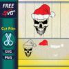 Christmas skull SVG free | free Christmas SVG files for Cricut - Free