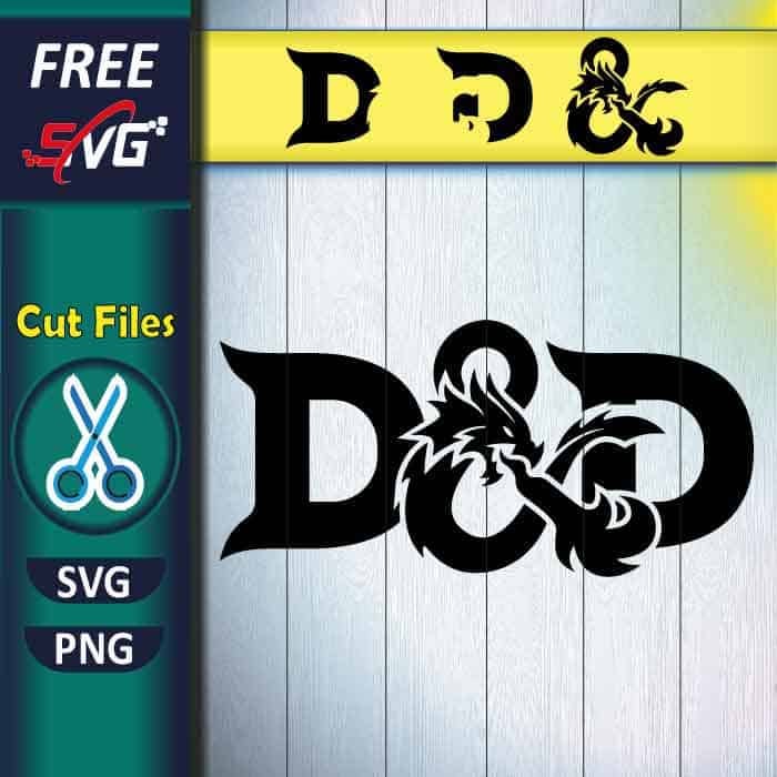 DnD SVG free | Dungeons and dragons SVG, DnD dragon logo, D&D Logo