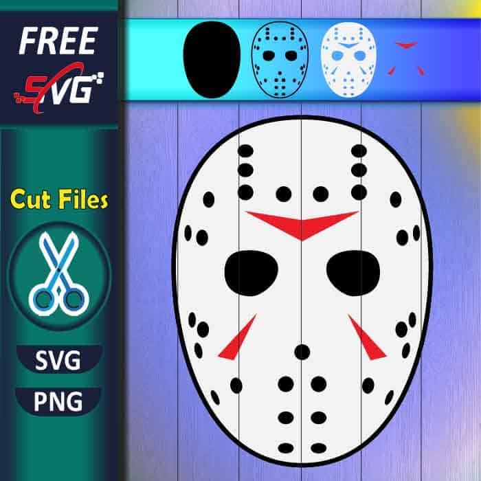 Jason mask SVG free, jason SVG free, horror SVG