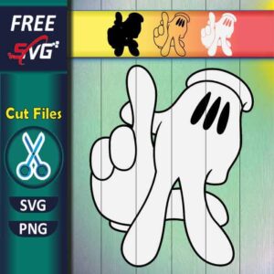 LA Hands SVG free | LA Los Angeles Micky Hands SVG free