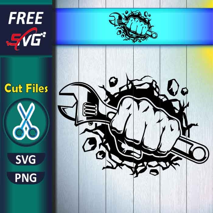 Mechanic SVG free, Smash punch Mechanic SVG free, car mechanic SVG