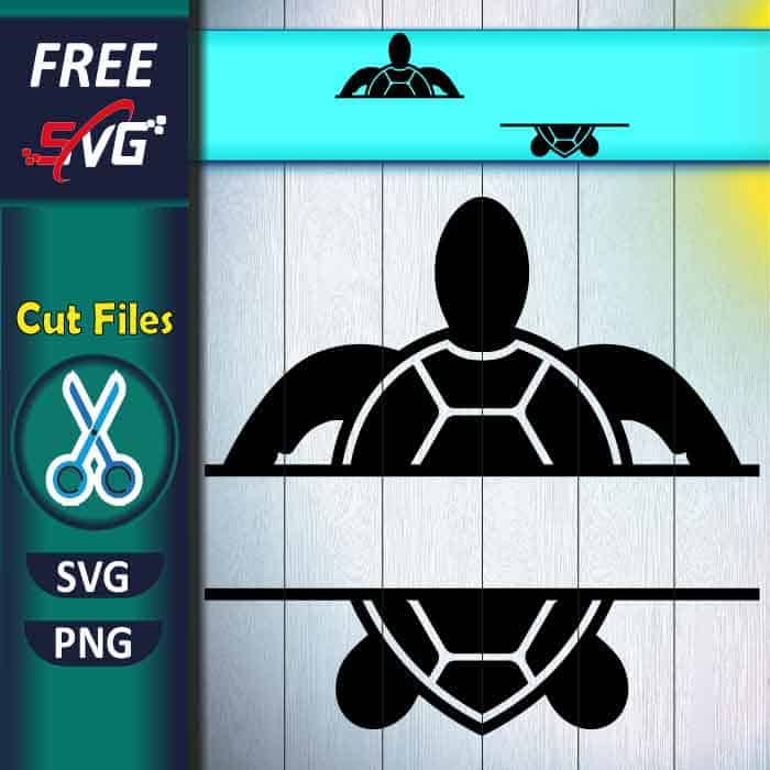 Sea Turtle monogram svg free, sea turtle SVG free for Cricut