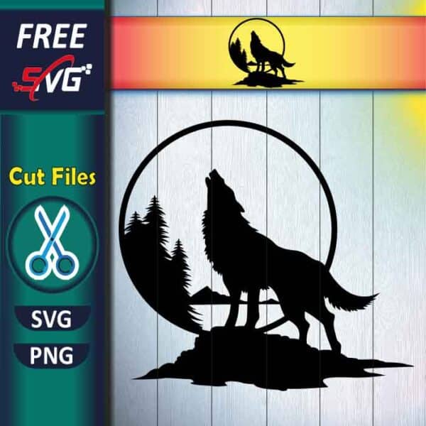 Howling Wolf Svg Free 