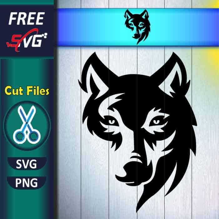 wolf SVG free Wolf face SVG free for Cricut