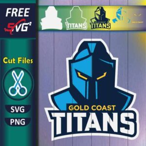 Gold Coast Titans Logo SVG free