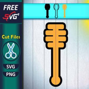 Honey Spoon SVG free | honey dipper SVG