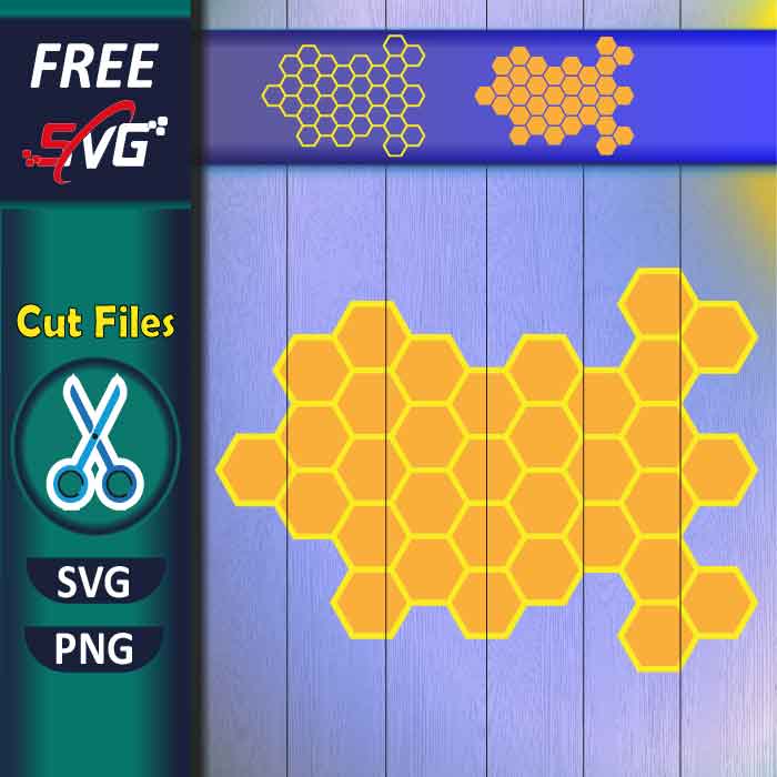 Honeycomb SVG free, hexagon SVG