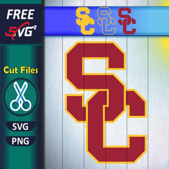 SC logo USC SVG free, USC Trojans football logo