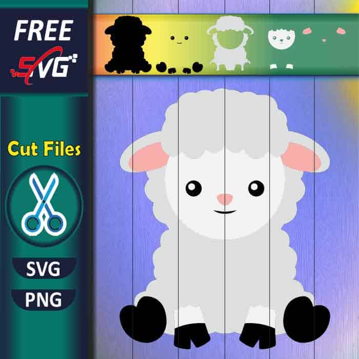 Sheep SVG free, baby sheep SVG, Farm Animals SVG