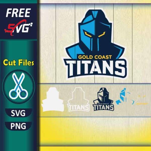 Gold Coast Titans Logo SVG free | Free SVG Files