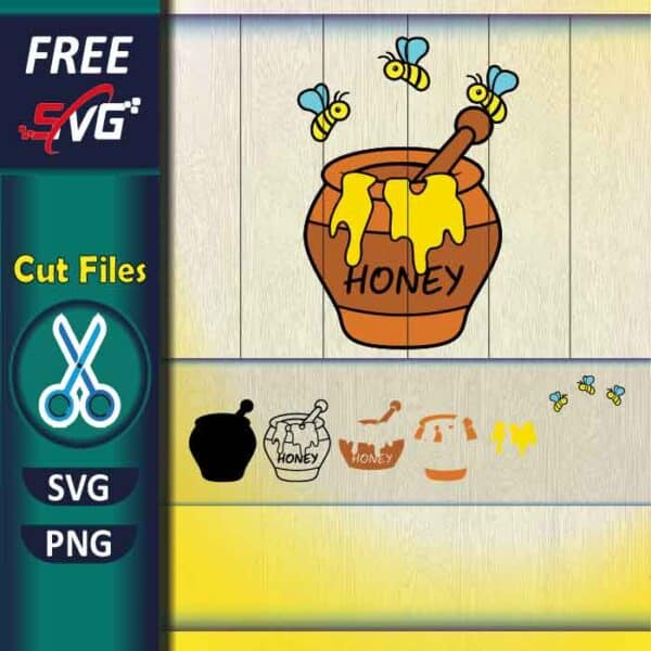 Honey pot SVG free, hunny pot SVG | Free SVG Files