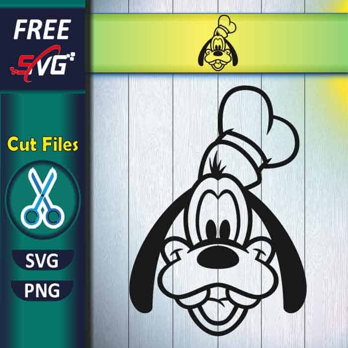 Goofy SVG free, goofy silhouette SVG