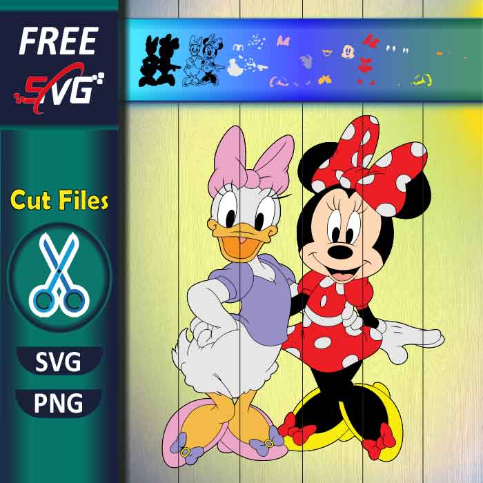 Minnie Mouse and Daisy Duck SVG free