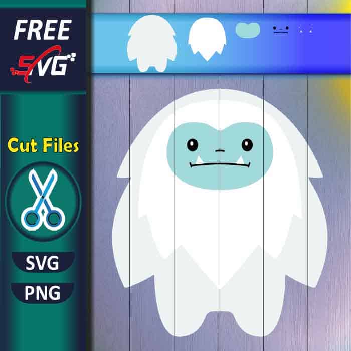 yeti SVG free, abominable SVG
