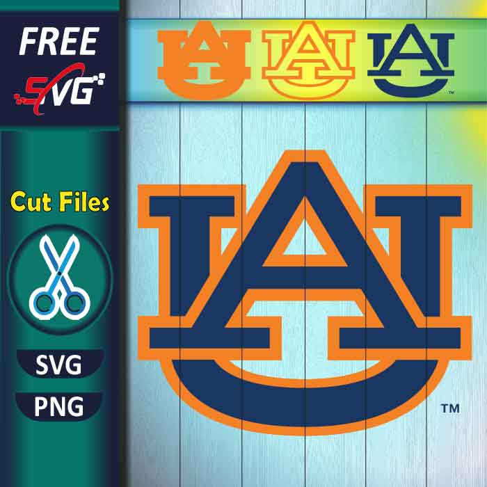 Auburn University logo SVG free
