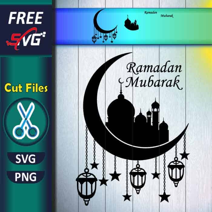 Ramadan Mubarak SVG free