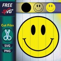 Smiley face free SVG for Cricut | Free SVG Files