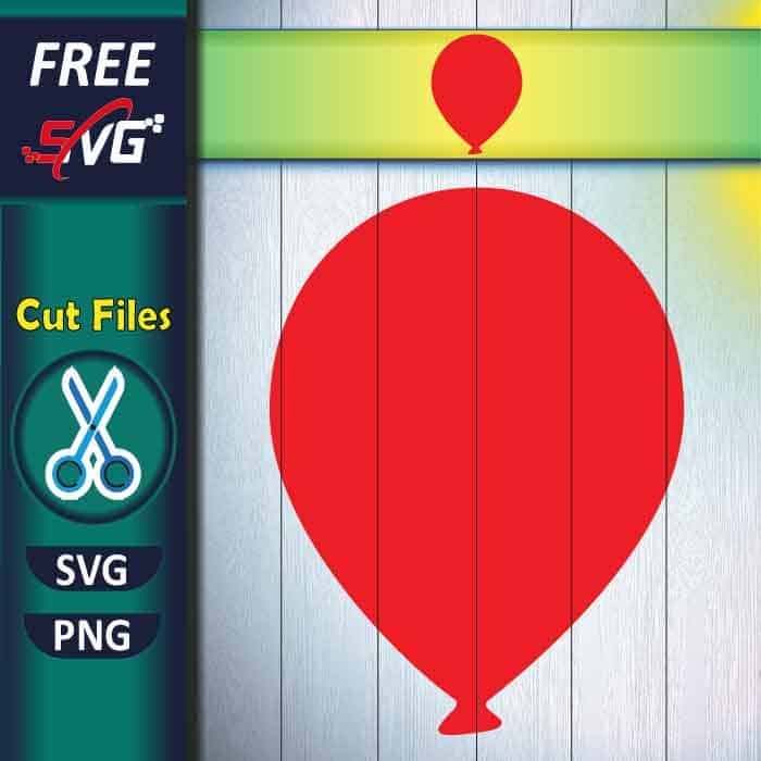 Balloon SVG free for Cricut - birthday balloon svg - party balloons SVG
