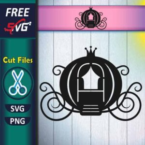 Cinderella carriage SVG, princess carriage SVG free