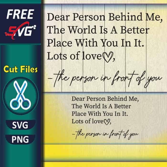 dear_person_behind_me_svg_free